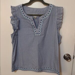 Vineyard Vines Blue Striped Top